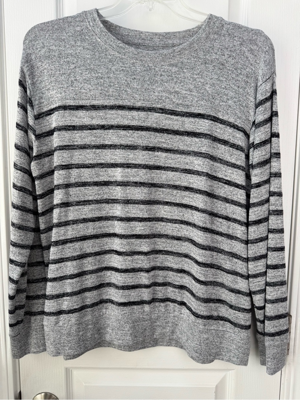 St. John's Bay Striped Relaxed Fit Long Sleeve